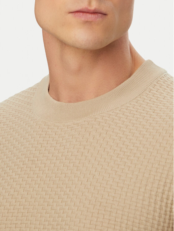 BOSS BOSS Пуловер H-Nilton 50560468 Светлобежов Regular Fit