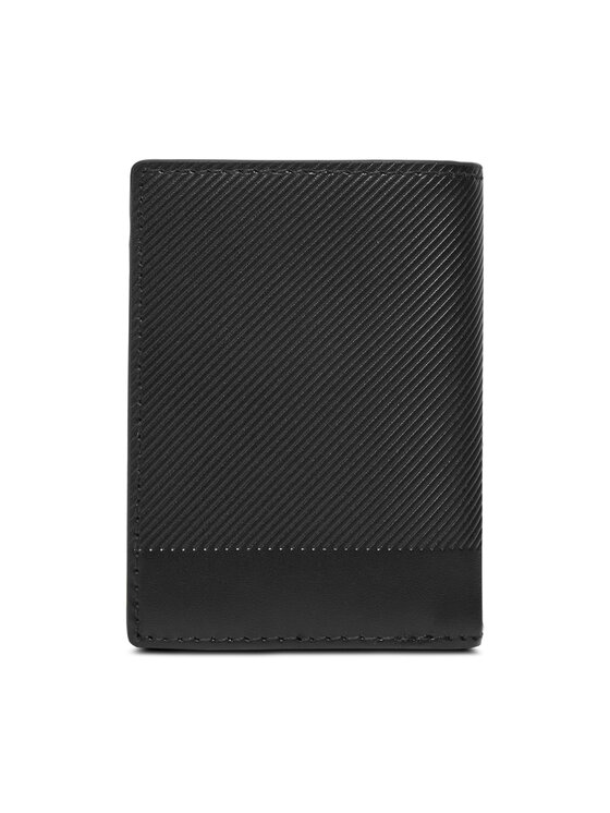 Tommy Hilfiger Tommy Hilfiger Liels vīriešu maks Th Foundation Bifold AM0AM13511 Melns