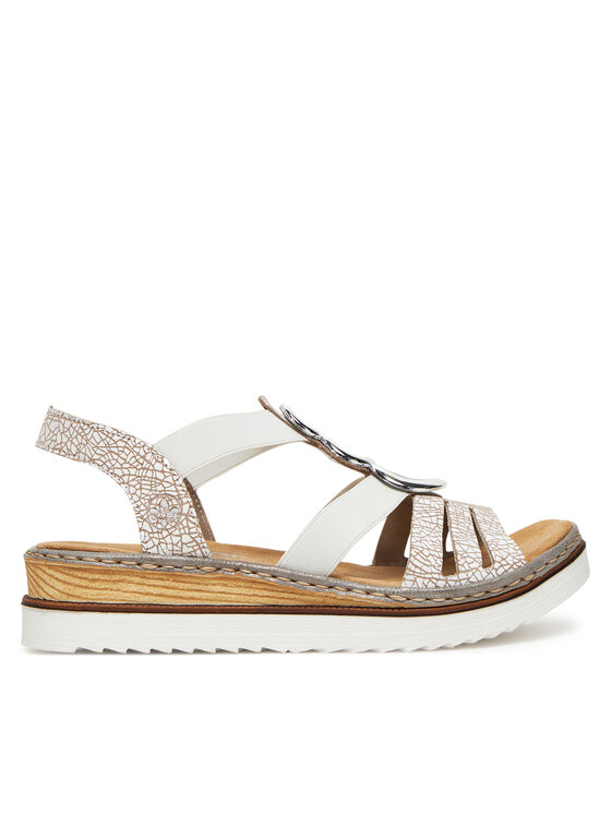 Rieker Rieker Sandalen 679L4-80 Weiß