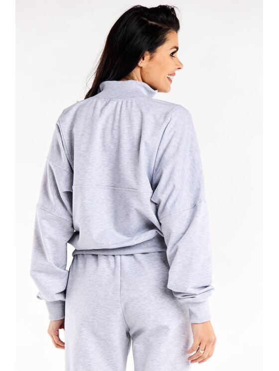 Infinite You Infinite You Mikina M316 Šedá Basic Fit