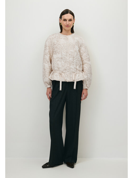 BIZUU BIZUU Kurtka przejściowa LUCISSE FLORAL JACKET Biały