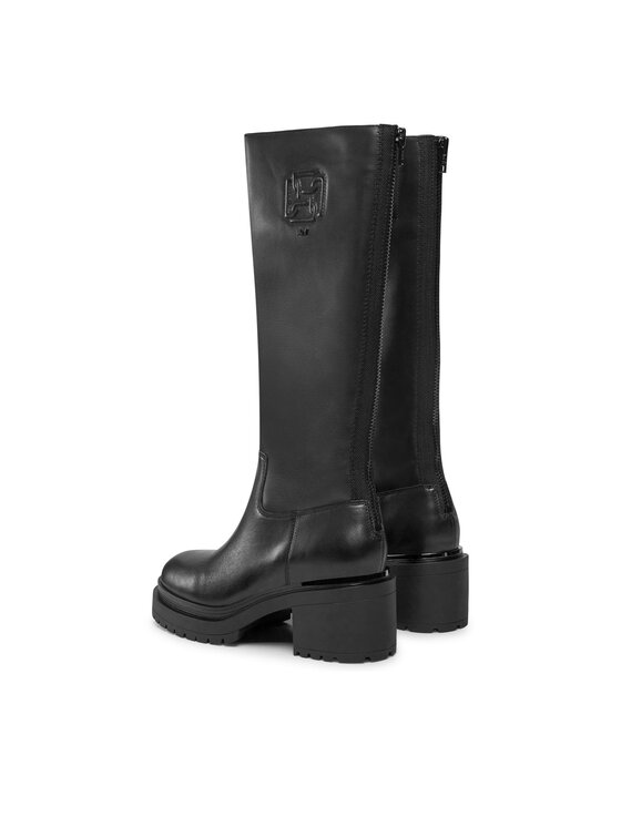 DKNY DKNY Zimski škornji Paloma Logo K3324785 Črna