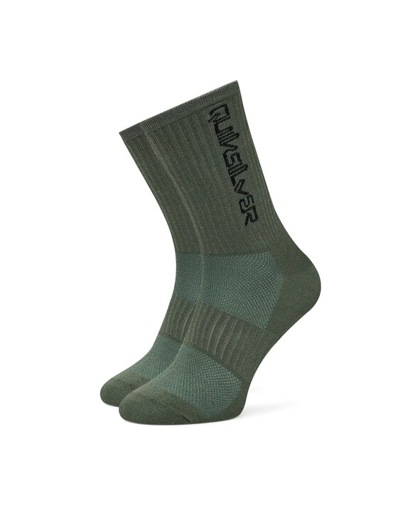 Quiksilver Quiksilver Șosete lungi AS_QUIKSILVER_100W_SS25 (3-PACK) Kaki