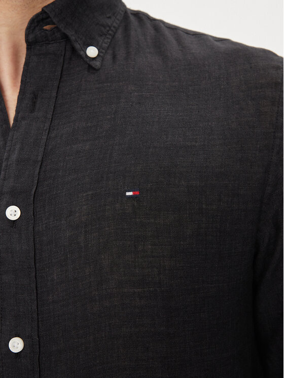 Tommy Hilfiger Tommy Hilfiger Särk MW0MW34602 Must Regular Fit