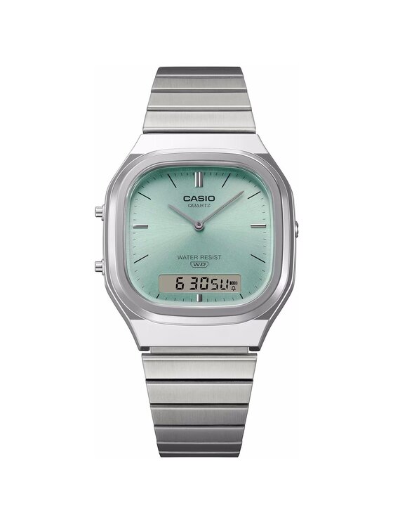 Casio Casio Zegarek 4549526425622 Srebrny