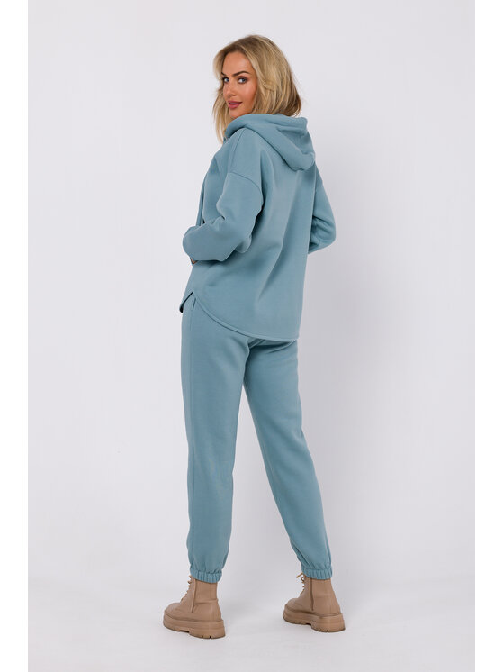 Made of Emotion Made of Emotion Bluza M761 Niebieski Modern Fit