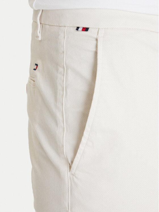 Tommy Hilfiger Tommy Hilfiger Chinos Denton MW0MW41923 Écru Straight Fit