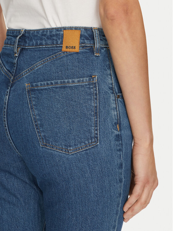 BOSS BOSS Jeans hlače Lyris 50531993 Modra Straight Fit