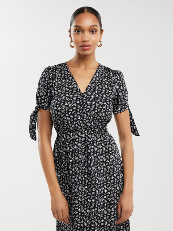 BIG STAR BIG STAR Sukienka codzienna PAREGI Czarny Tapered Fit