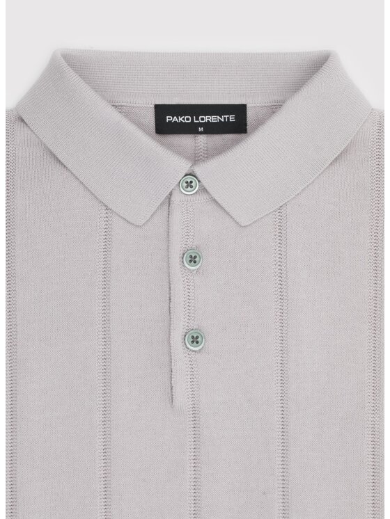 Pako Lorente Pako Lorente Polo P25WF-TX-005 Beżowy Classic Fit
