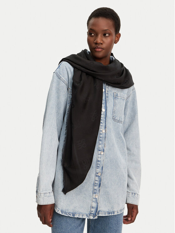 HUGO HUGO Foulard Alyin 50517684 Nero