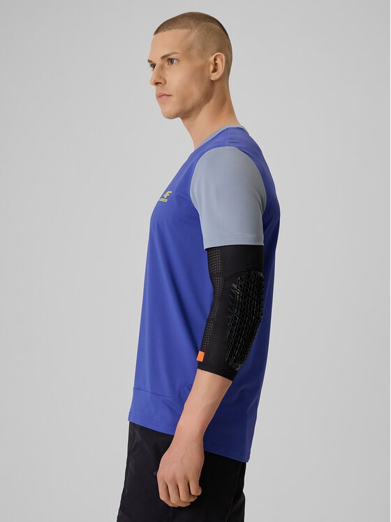 4F 4F Koszulka rowerowa GET LOST FEEL FOUND Fioletowy Regular Fit