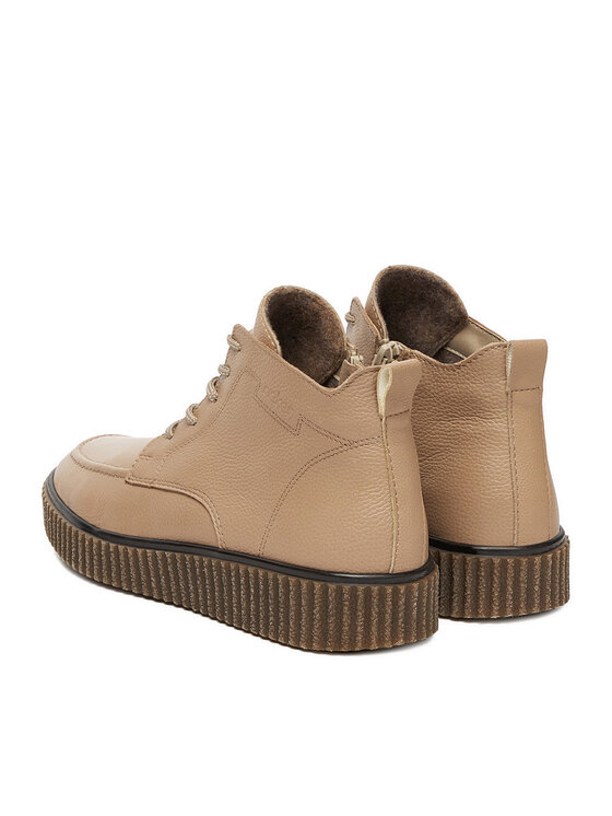 Rieker Rieker Schnürschuhe Y4304-20 Beige