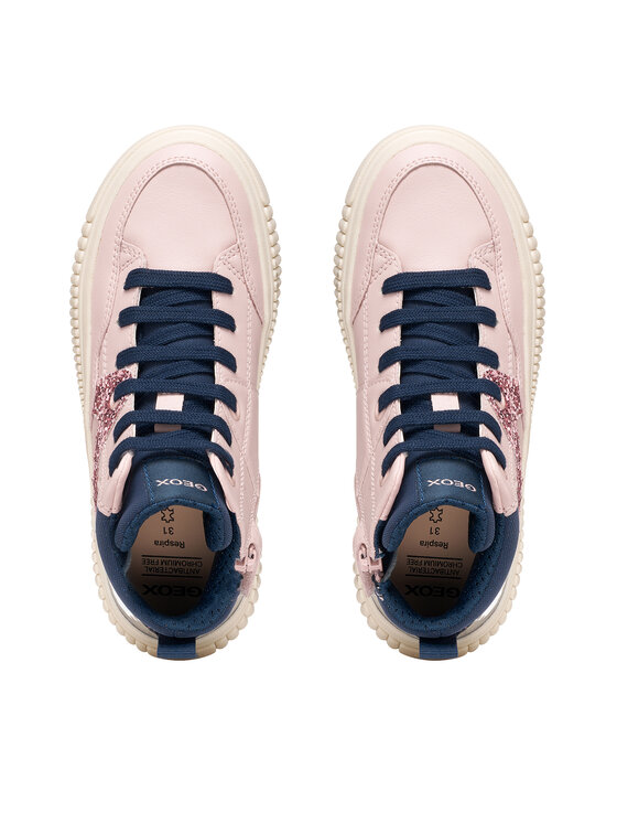 Geox Geox Sneakersy J Laquinny Girl J66M3D 05402 C8WF4 M Světle růžová
