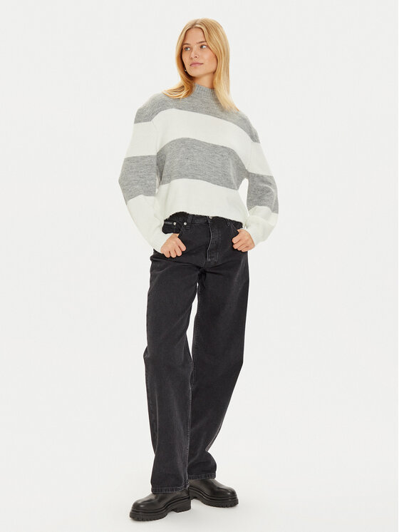 Brave Soul Brave Soul Džemper LK-230MOLLIEC Siva Loose Fit