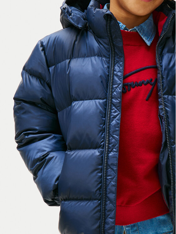 Tommy Hilfiger Tommy Hilfiger Daunenjacke Essential KB0KB10091 S Dunkelblau Regular Fit