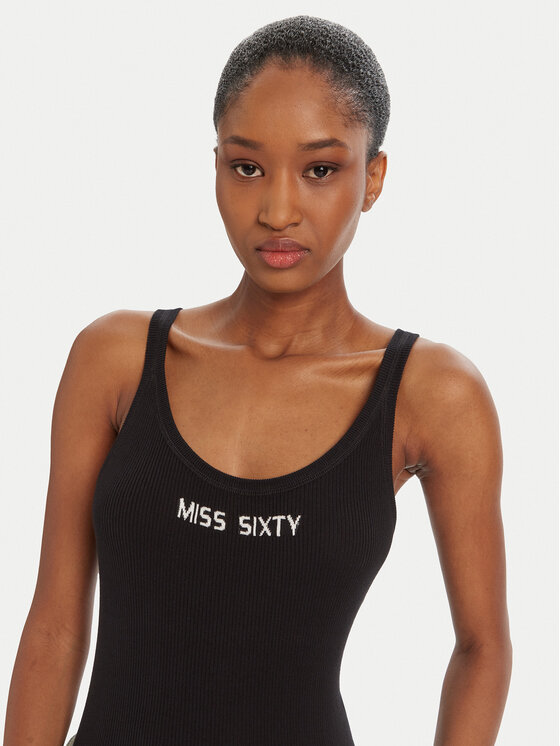 Miss Sixty Miss Sixty Top 6L2RJ3580000 Črna Slim Fit