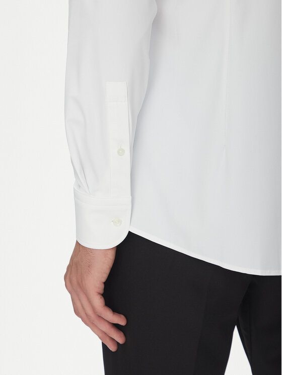 BOSS BOSS Košeľa P-Hank 50539391 Biela Slim Fit