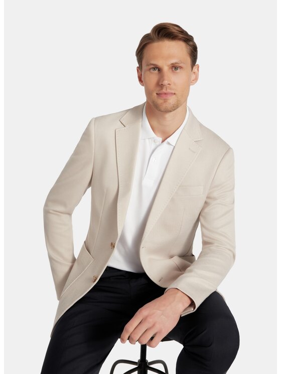 Pako Lorente Pako Lorente Marynarka P25WF-3X-019 Beżowy Slim Fit