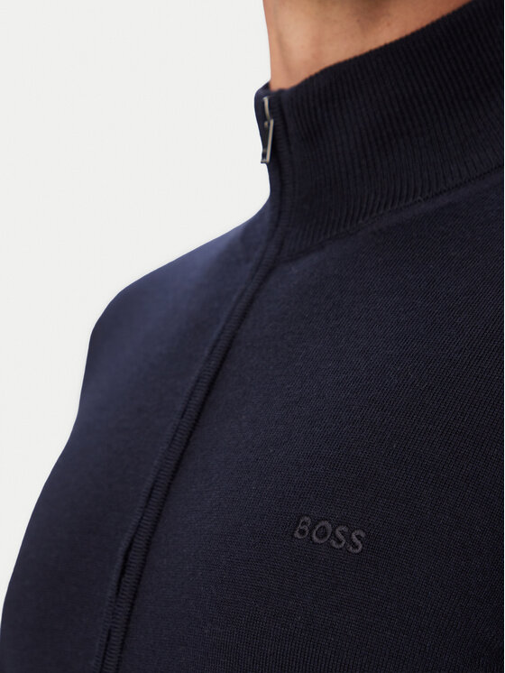 BOSS BOSS Kardigan H-Balonso-L 50571915 Granatowy Regular Fit