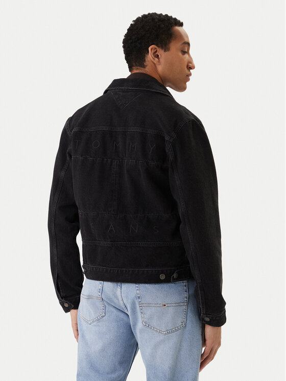 Tommy Jeans Tommy Jeans Τζιν μπουφάν Ryan DM0DM22670 Μαύρο Regular Fit