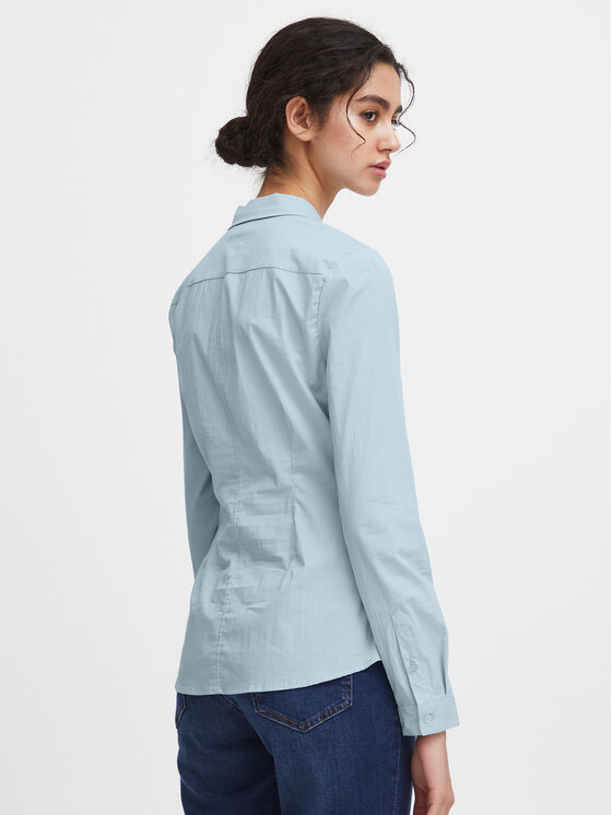 ICHI ICHI Košulja 102533 Plava Regular Fit