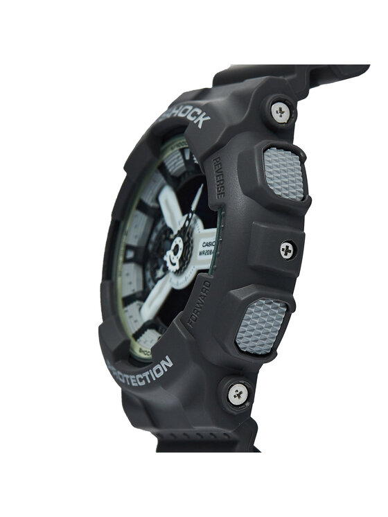 G-Shock G-Shock Zegarek Hidden Glow GA-110HD-8AER Szary