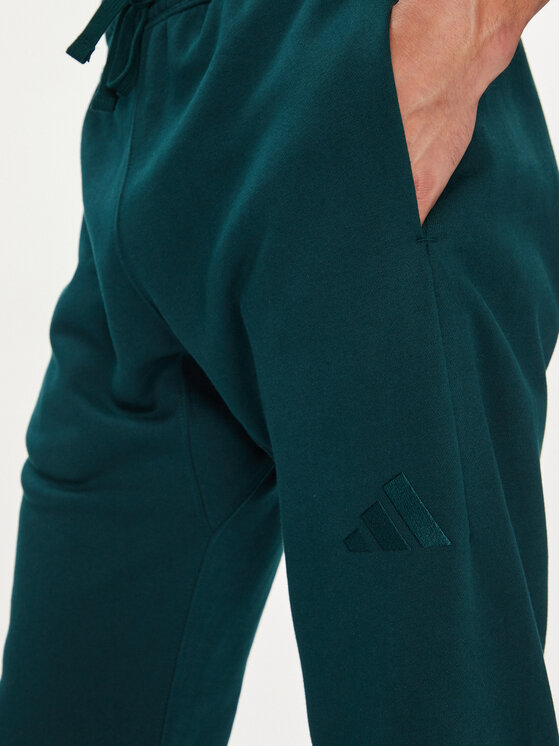 adidas adidas Donji dio trenerke ALL SZN Fleece JX5096 Zelena Tapered Leg
