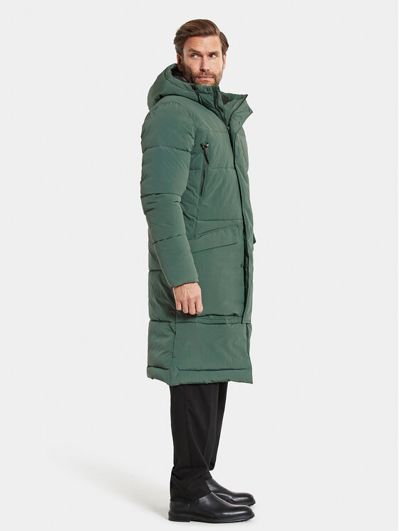 Didriksons Didriksons Télikabát Ejnar 504413 Zöld Regular Fit