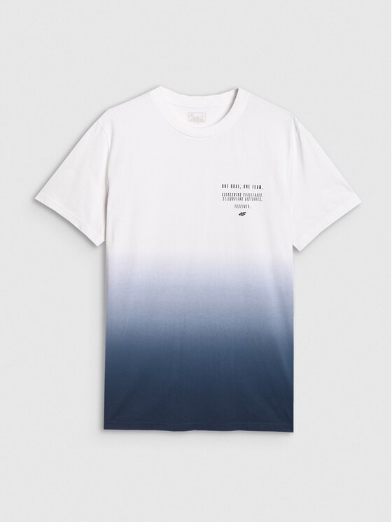 4F 4F T-Shirt 4FRAW25TTSHM3226-31S Granatowy Regular Fit
