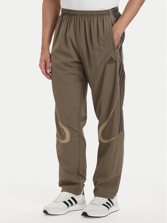 adidas Pantaloni trening adicolor Teamgeist KD5865 Kaki Loose Fit