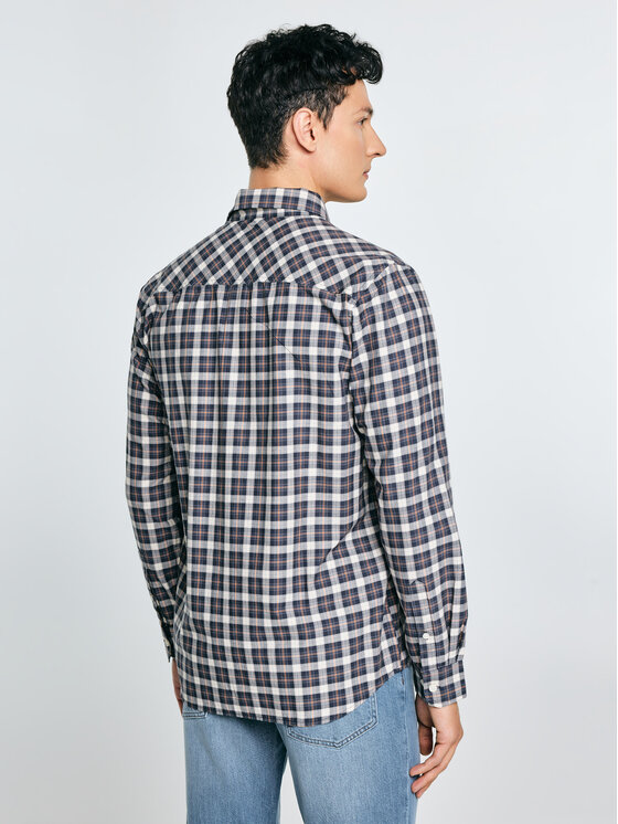 BIG STAR BIG STAR Koszula GIBBINEROS Czarny Basic Fit