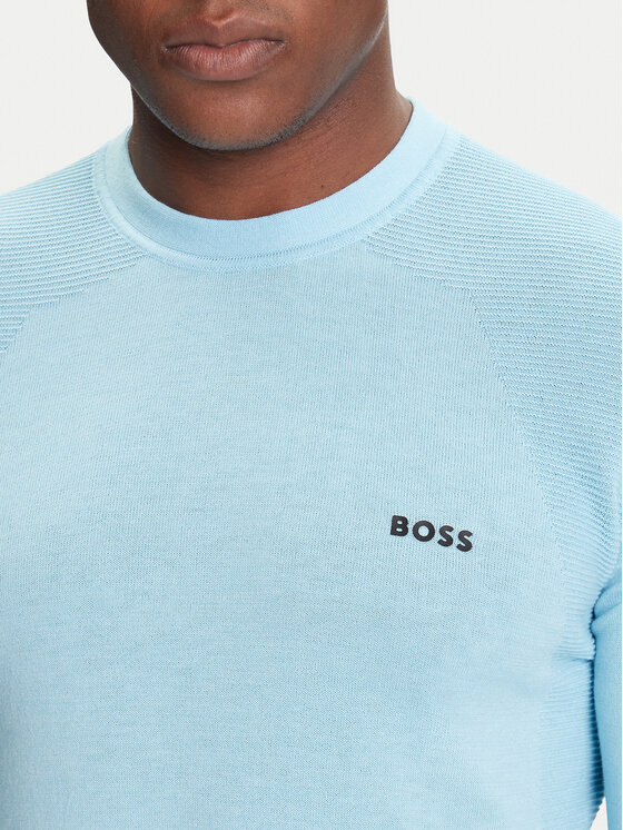 BOSS BOSS Pulover K_Momentum 50541944 Albastru celest Regular Fit