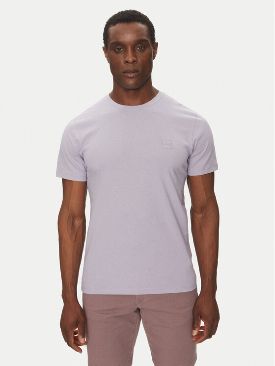 BOSS BOSS Тишърт 50508584 Виолетов Regular Fit