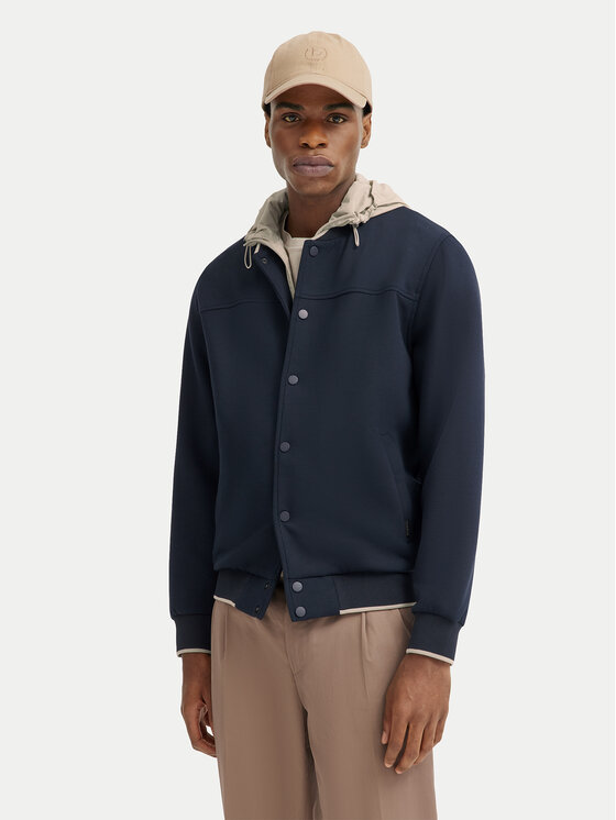 Bugatti Bugatti Bunda pro přechodné období 8750-75062C Tmavomodrá Regular Fit
