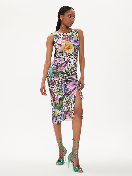 Just Cavalli Just Cavalli Každodenní šaty 76PAO939 Barevná Slim Fit