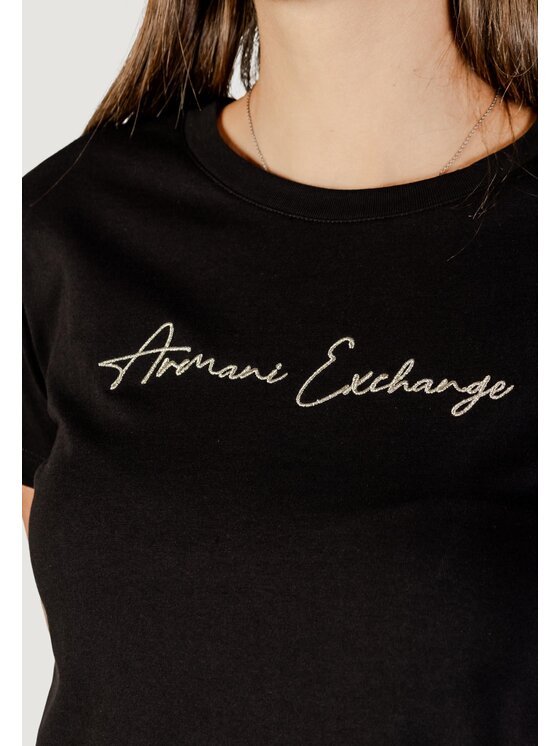 Armani Exchange Armani Exchange T-Shirt XW000839 AF10356 Czarny Casual Fit