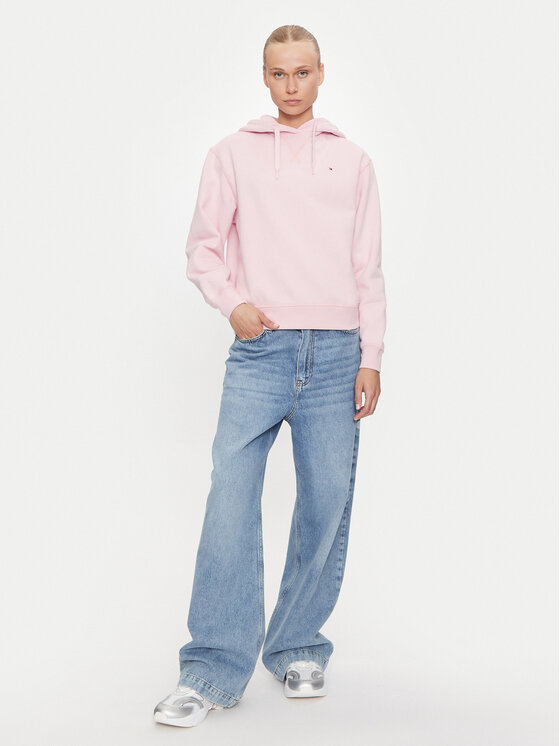 Tommy Hilfiger Tommy Hilfiger Суитшърт WW0WW41245 Розов Relaxed Fit