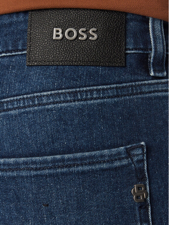 BOSS BOSS Jeansy Delaware 50557490 Granatowy Slim Fit