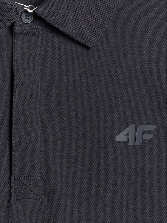 4F 4F Polo COMMERCIAL Granatowy Regular Fit