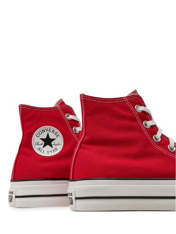 Converse Converse Scarpe da ginnastica Chuck Taylor All Star Lift Platform HI A09220C Rosso