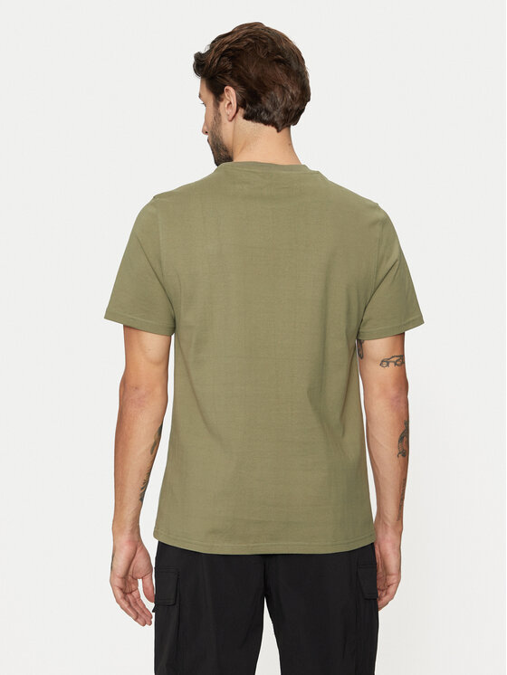 Hunter Hunter T-shirt Alvin HARM0039242 Kaki Regular Fit