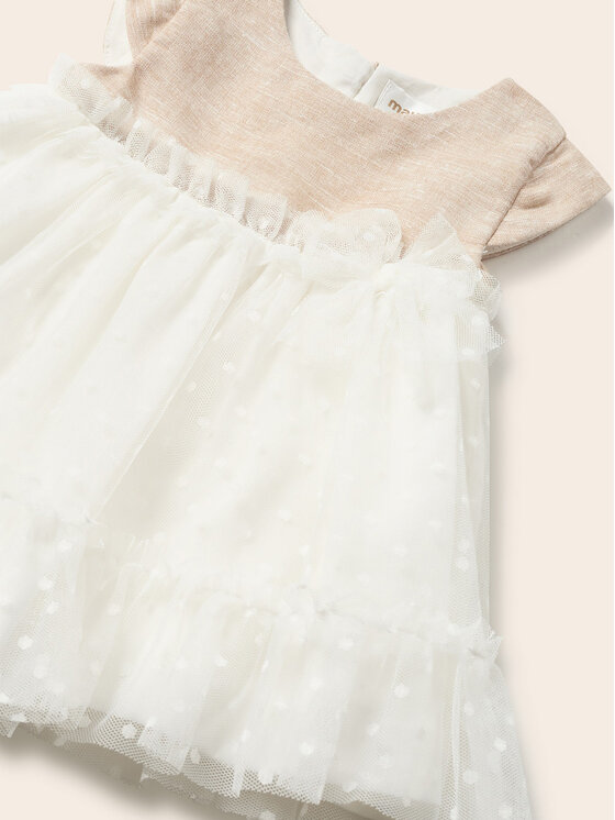 Mayoral Mayoral Elegantes Kleid 1819 Écru
