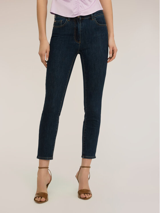 Motivi Motivi Jeansy P428Q104321N034 Niebieski Skin Fit