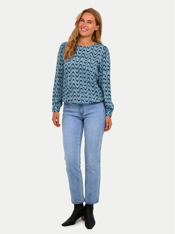 Kaffe Kaffe Μπλουζάκι Mira 10508286 Μπλε Regular Fit