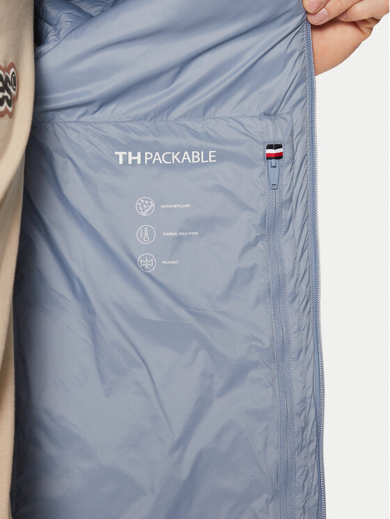 Tommy Hilfiger Tommy Hilfiger Демісезонна куртка MW0MW37634 Голубий Regular Fit
