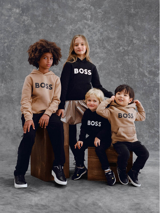 BOSS Boss Mikina J25Q15 D Černá Regular Fit