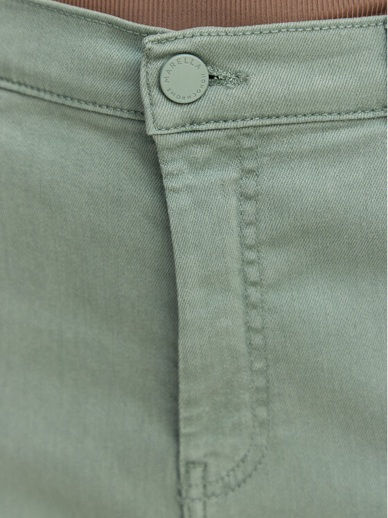 Marella Marella Džínsy Solista 2613131065 Zelená Straight Fit
