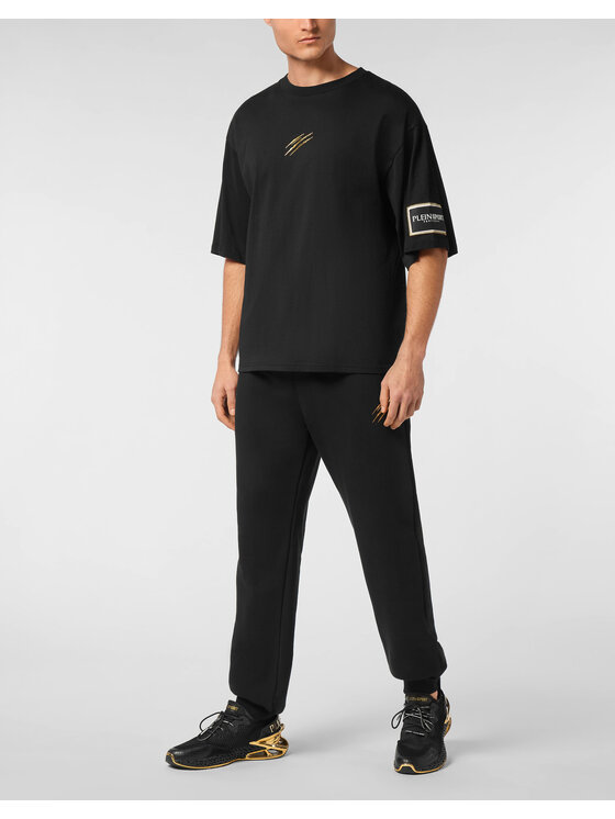 Plein Sport Plein Sport T-Shirt 24101 Czarny Regular Fit