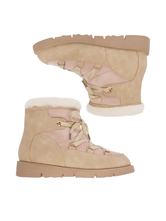 DeeZee DeeZee Sniego batai 17125-1-BEIGE PU Smėlio